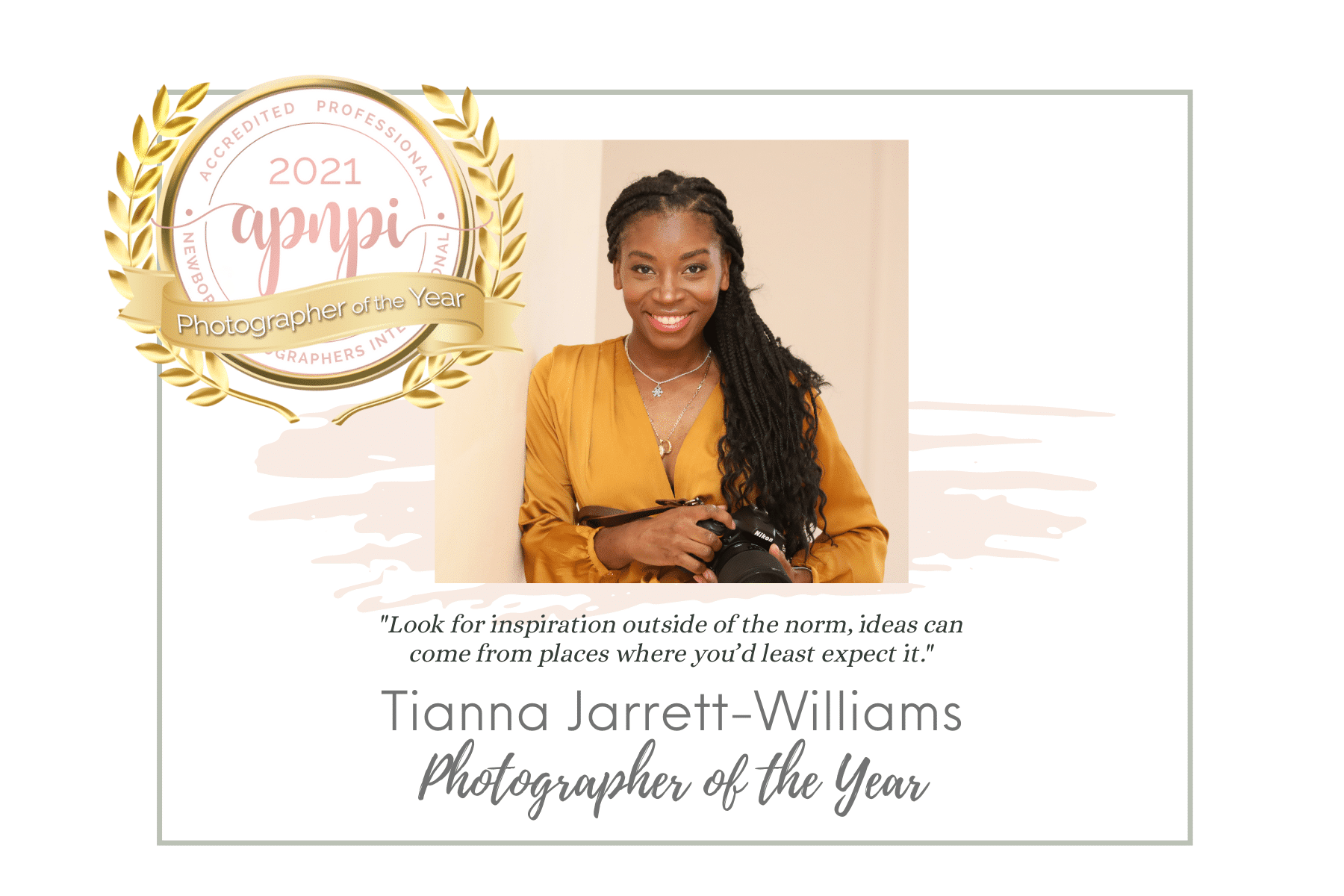 APNPI Photographer of the Year Winner Tianna Jarrett-Williams