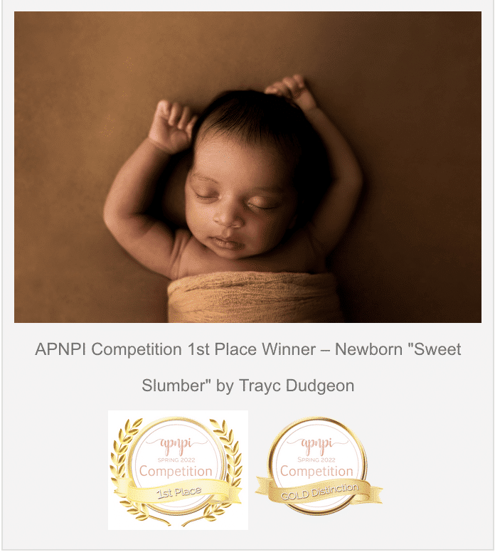 APNPI Competition 1st Place Winner – Newborn "Sweet Slumber" by Trayc Dudgeon