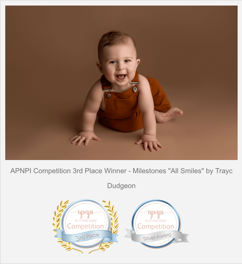 APNPI Competition 2nd Place Winner – Milestones "All Smiles" by Trayc Dudgeon