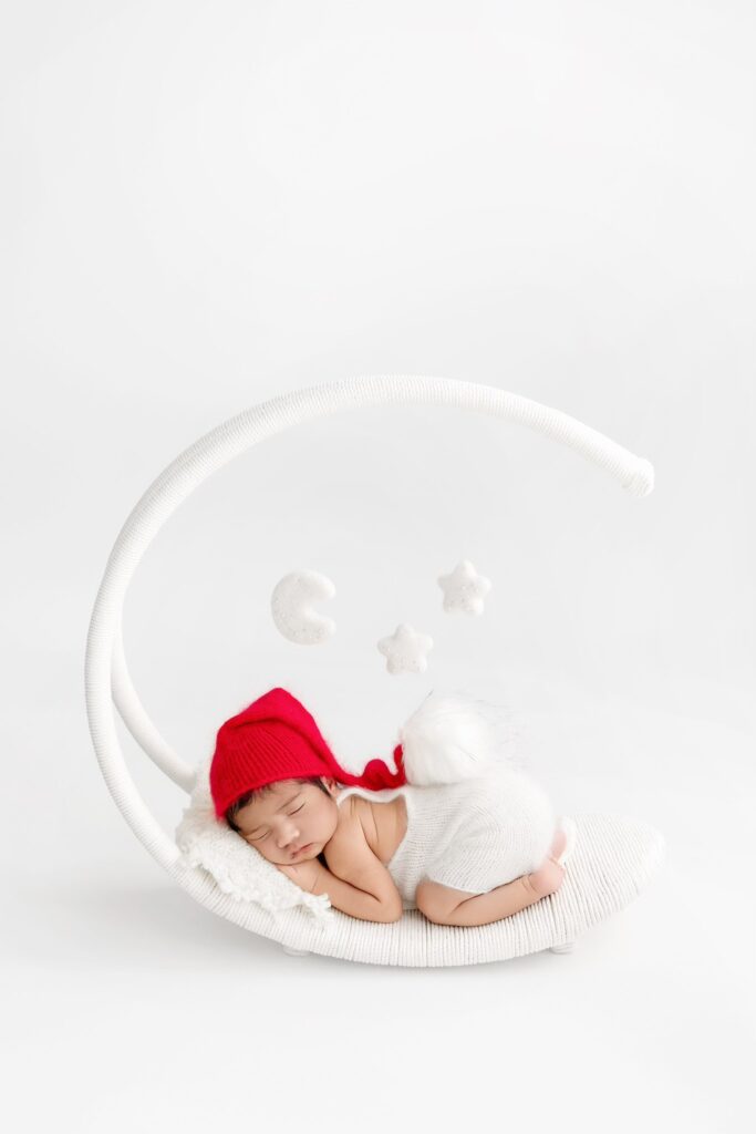 Baby with Santa Hat