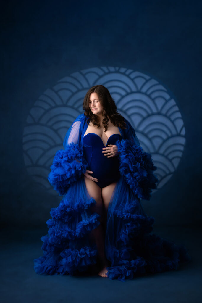 Cradled In blue - Alicia Barrett