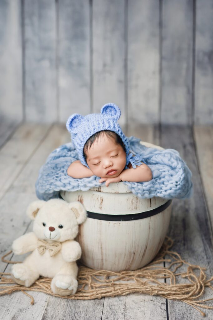 Bear-y Sleepy in Blue - Kate Ernestine Aquino